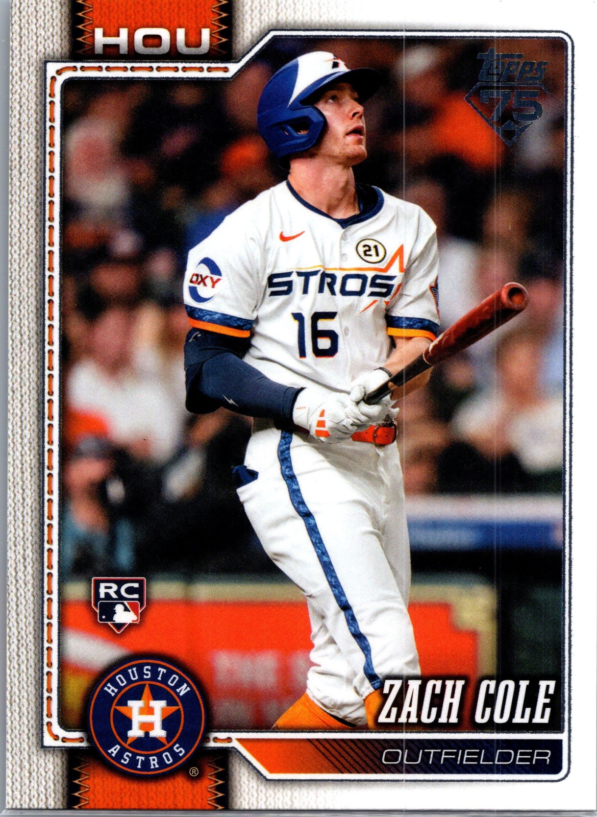 2026 Topps Baseball Series 2 #601 Zach Cole RC Rookie Houston Astros