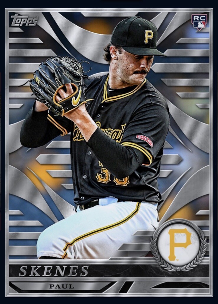 2024 TOPPS Standouts Silver Rookie RC – PAUL SKENES (Topps MLB Bunt Digital Card