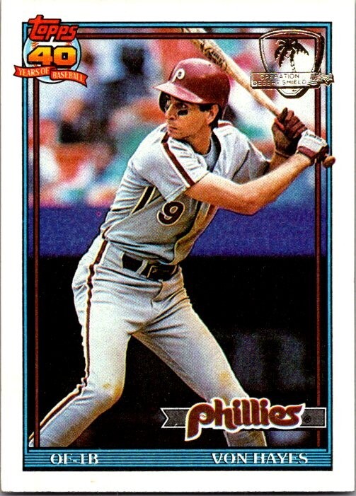 1991 Topps Desert Shield Baseball Cards Complete your Set U Pick From List 1-200