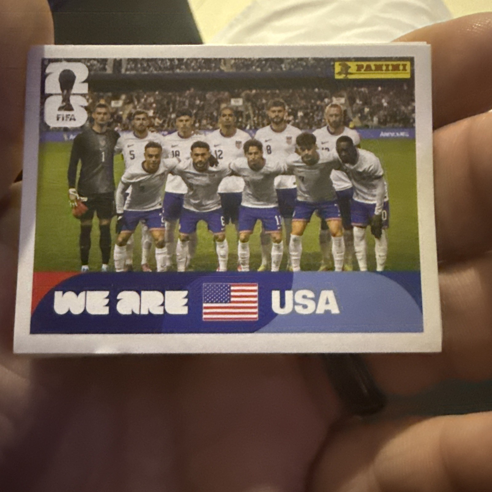 2026 Panini FIFA World Cup Sticker Team Photo #USA13 USA