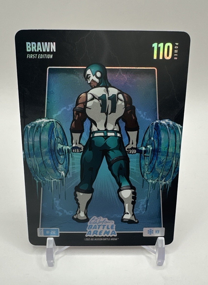 2026 Bo Jackson Battle Arena Brawn AJ Brown Ice BF-212 Battlefoil