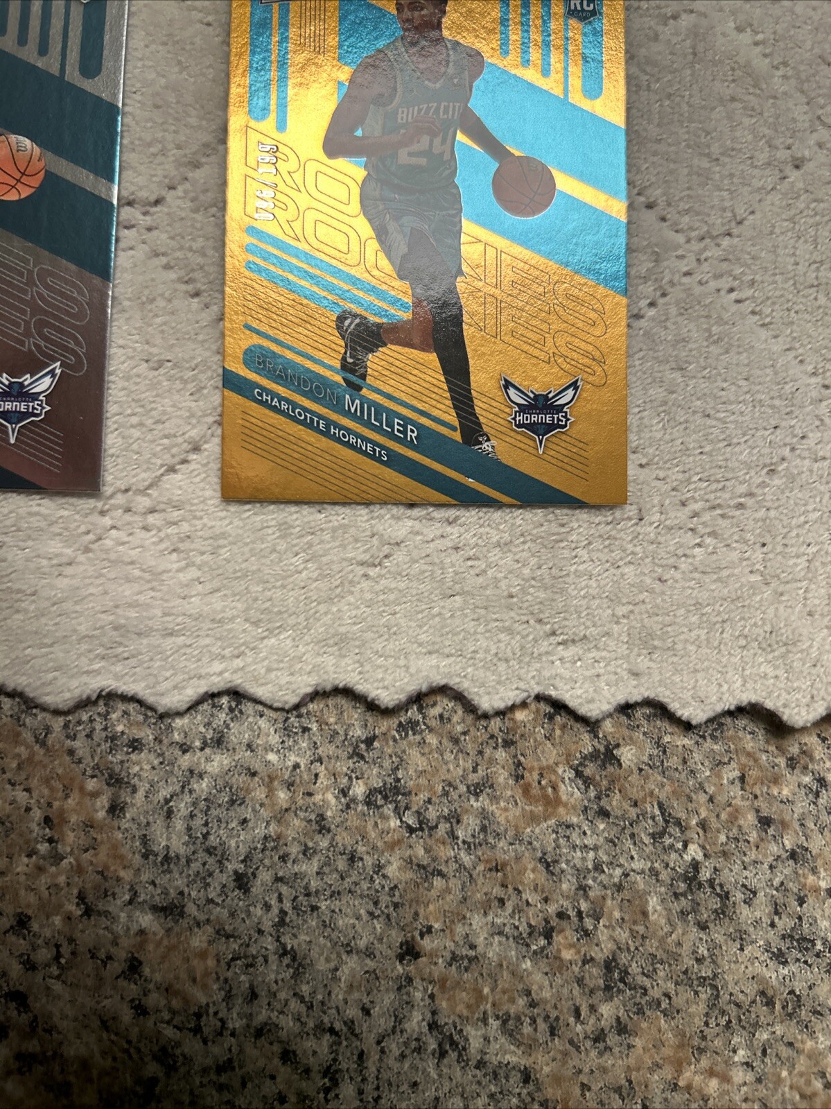 BRANDON MILLER /199 And Silver Foil 2 Card Lot Read Description