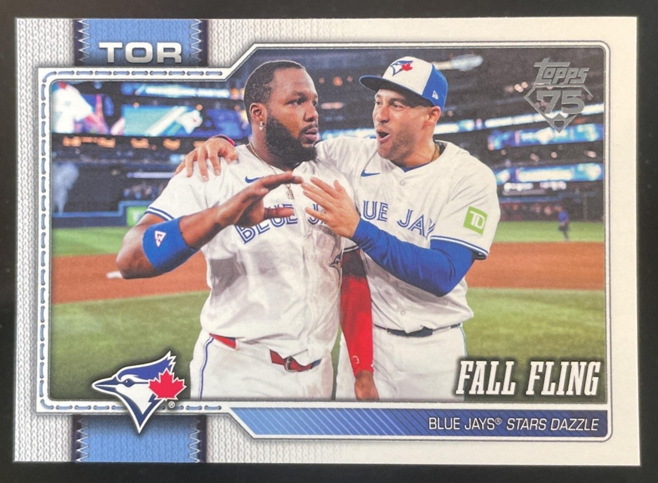 FALL FLING Guerrero Jr. Springer 2026 Topps Series 2 #356 Blue Jays Stars Dazzle