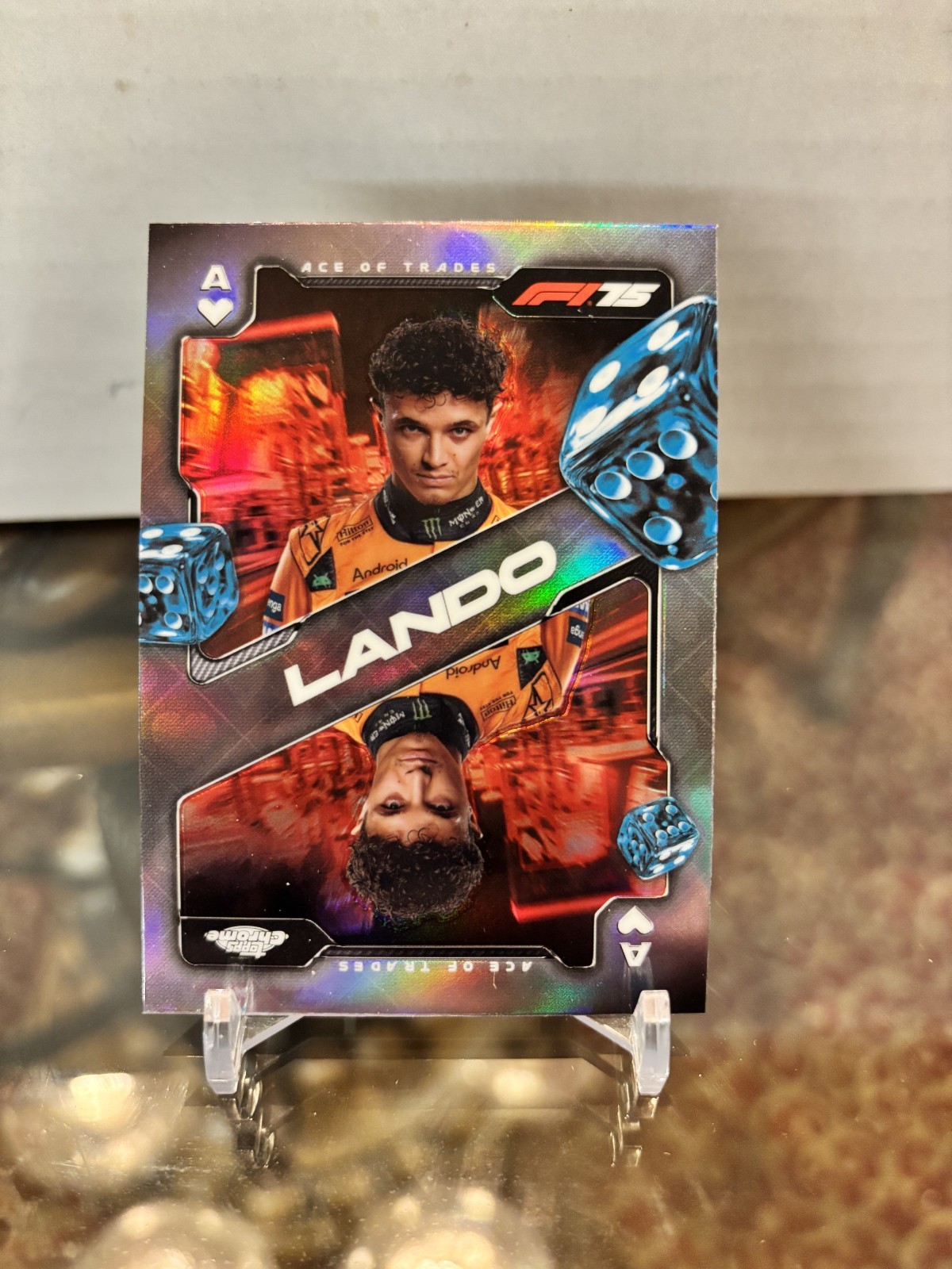 2025 Topps Chrome Formula 1 Ace of Trades LANDO NORRIS #SCA-4