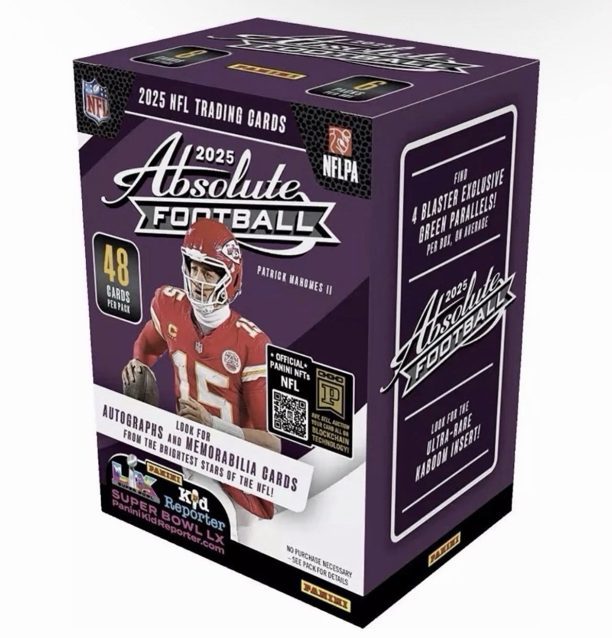 2025 Panini Absolute Football NFL Factory Sealed Blaster Box-KABOOM Hunting