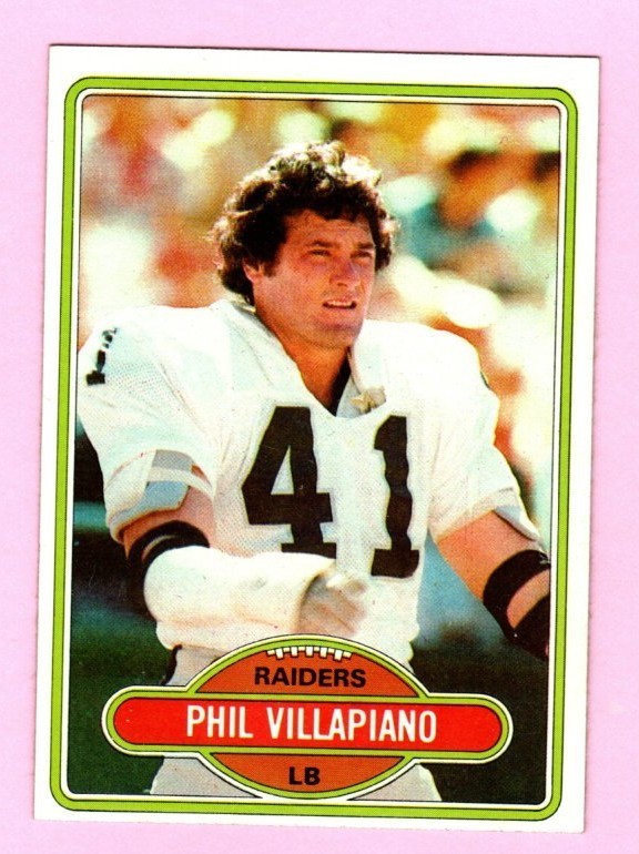 1980 Topps Phil Villapiano #23 Oakland Raiders