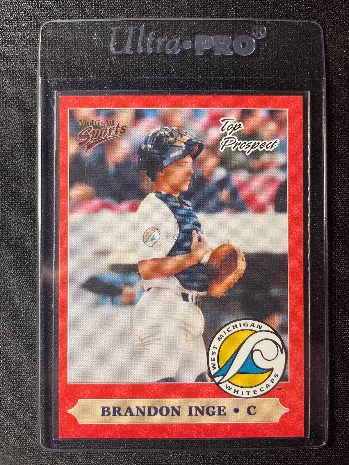 1999 Midwest League Top Prospects Brandon Inge West Michigan Whitecaps Tigers!!!