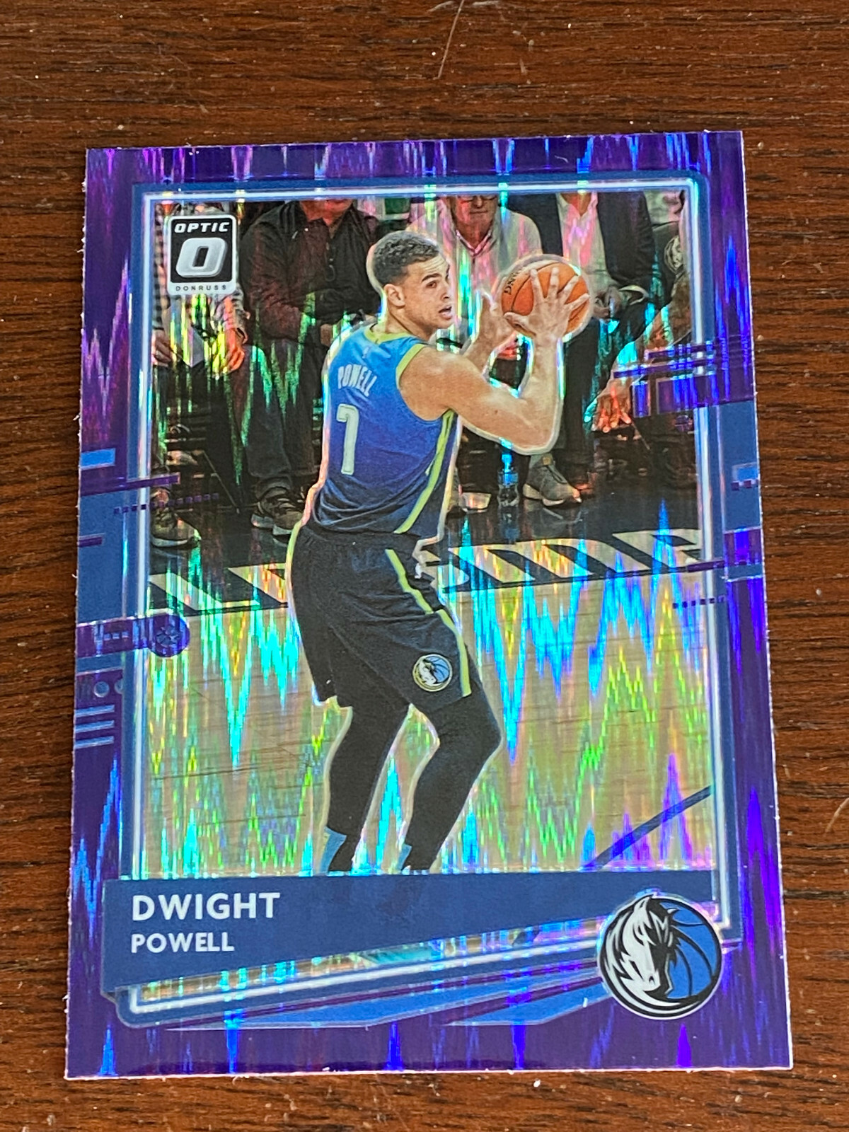2020-21 Panini Optic Purple Shock Parallel Dallas Mavericks Dwight Powell #45