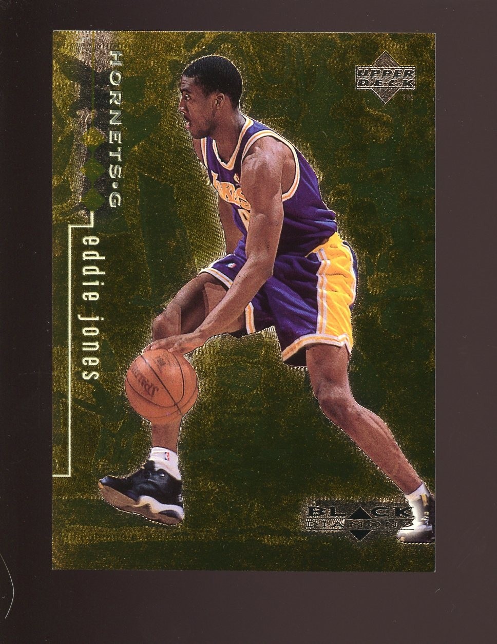 1998-99 UD BLACK DIAMOND EDDIE JONES GOLD TRIPLE #44 547/1500