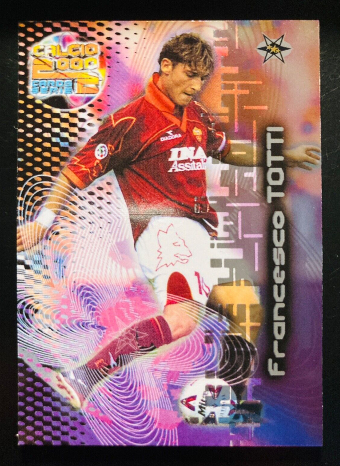 1999-00 Panini Calcio 2000 Series 2 # 84 Francesco Totti AS Roma foil card
