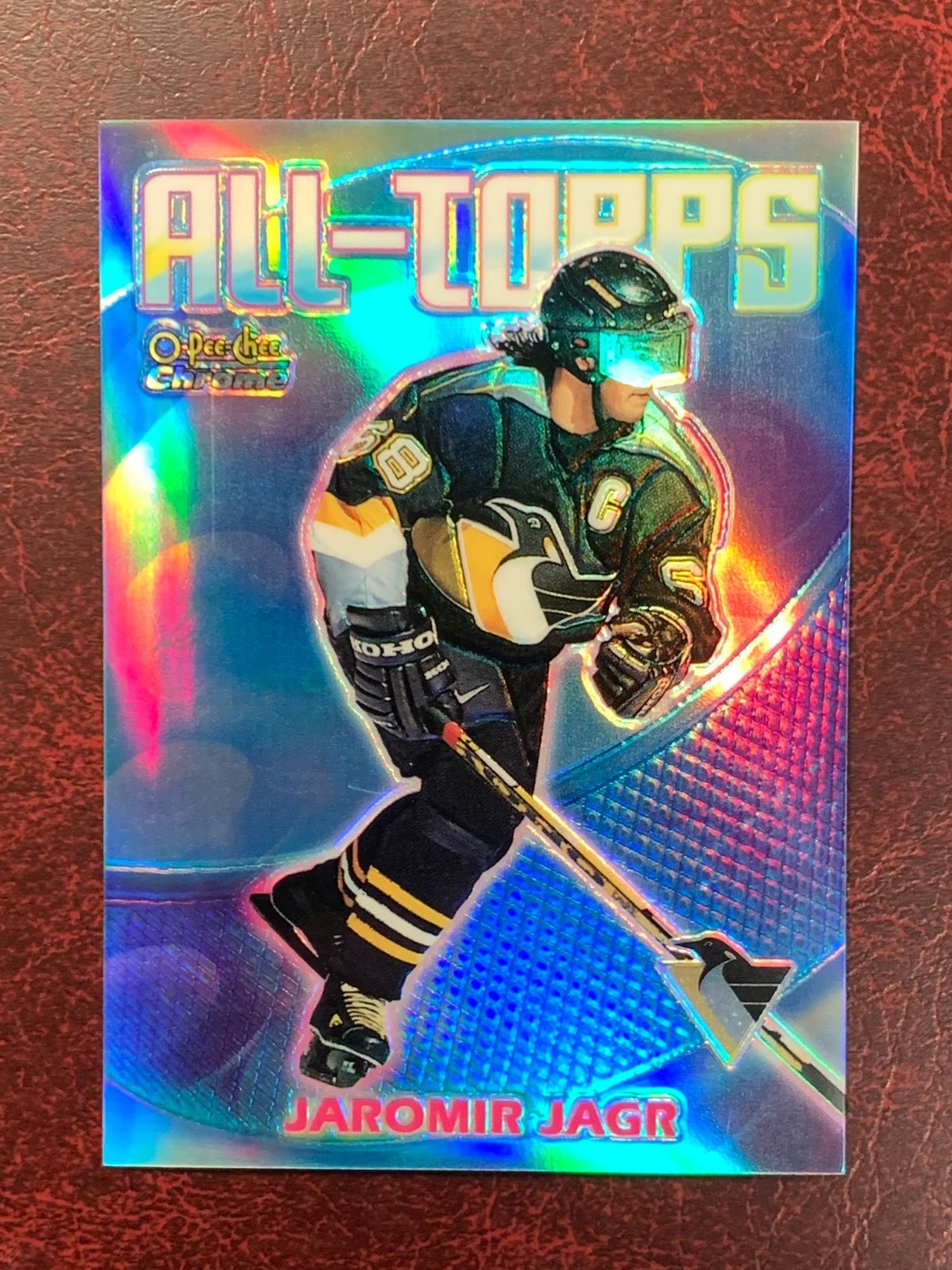 1999-00 OPC O-Pee-Chee Chrome #AT 13 All-Topps – Jaromir Jagr Refractor