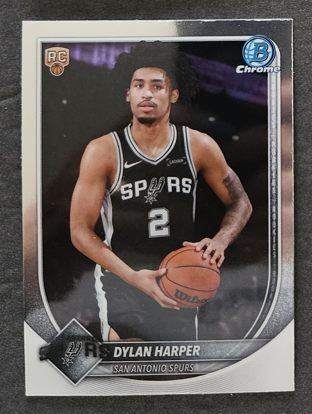 2025-26 Bowman Chrome – Dylan Harper #BCV-2 (RC) – San Antonio Spurs