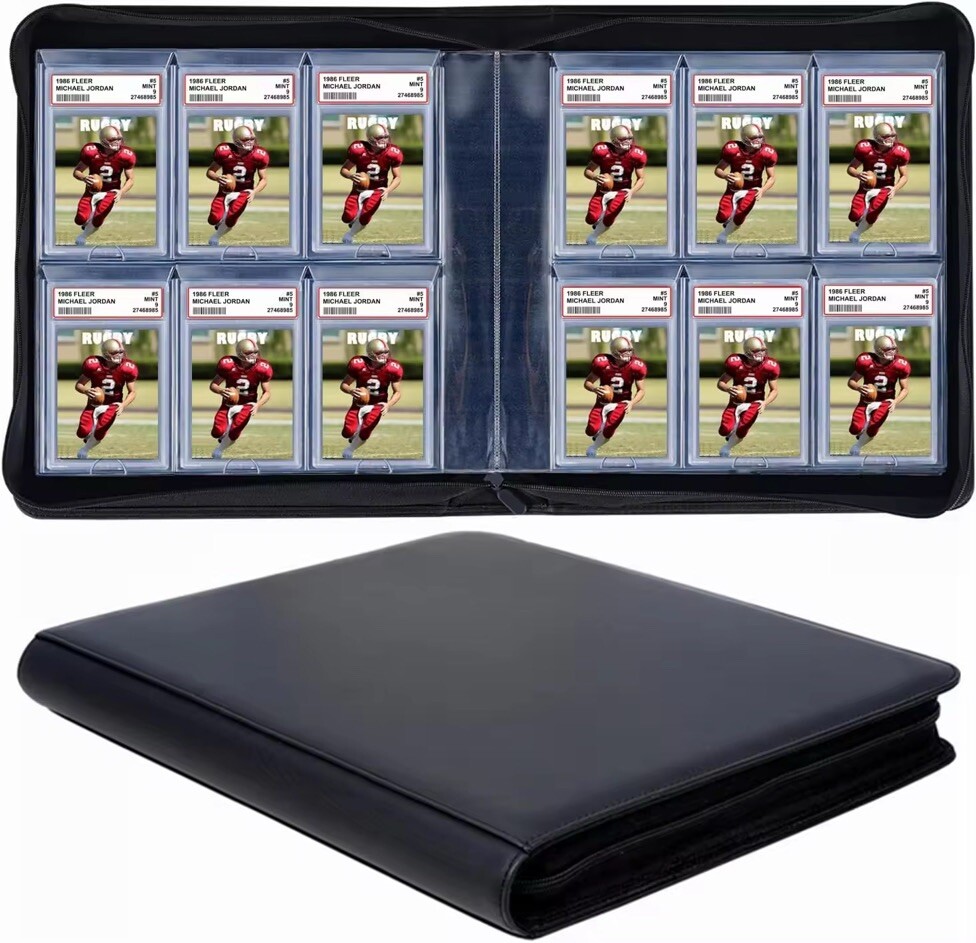 PSA Slab Binder Holds 60 PSA Slabs 6-Pocket Graded Card Binder Storage Protector