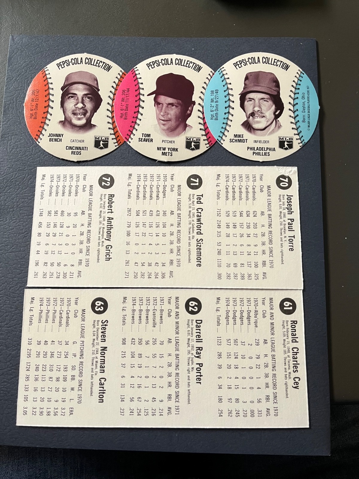 1975 Hostess Baseball Cards TWO PANELS NM++ plus 1977 DISCS low price