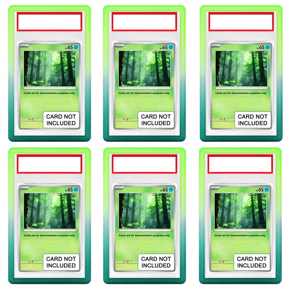 1-30x Gradient Graded Card Slab Bumper Guard Protector Skin TPU STACKABLE