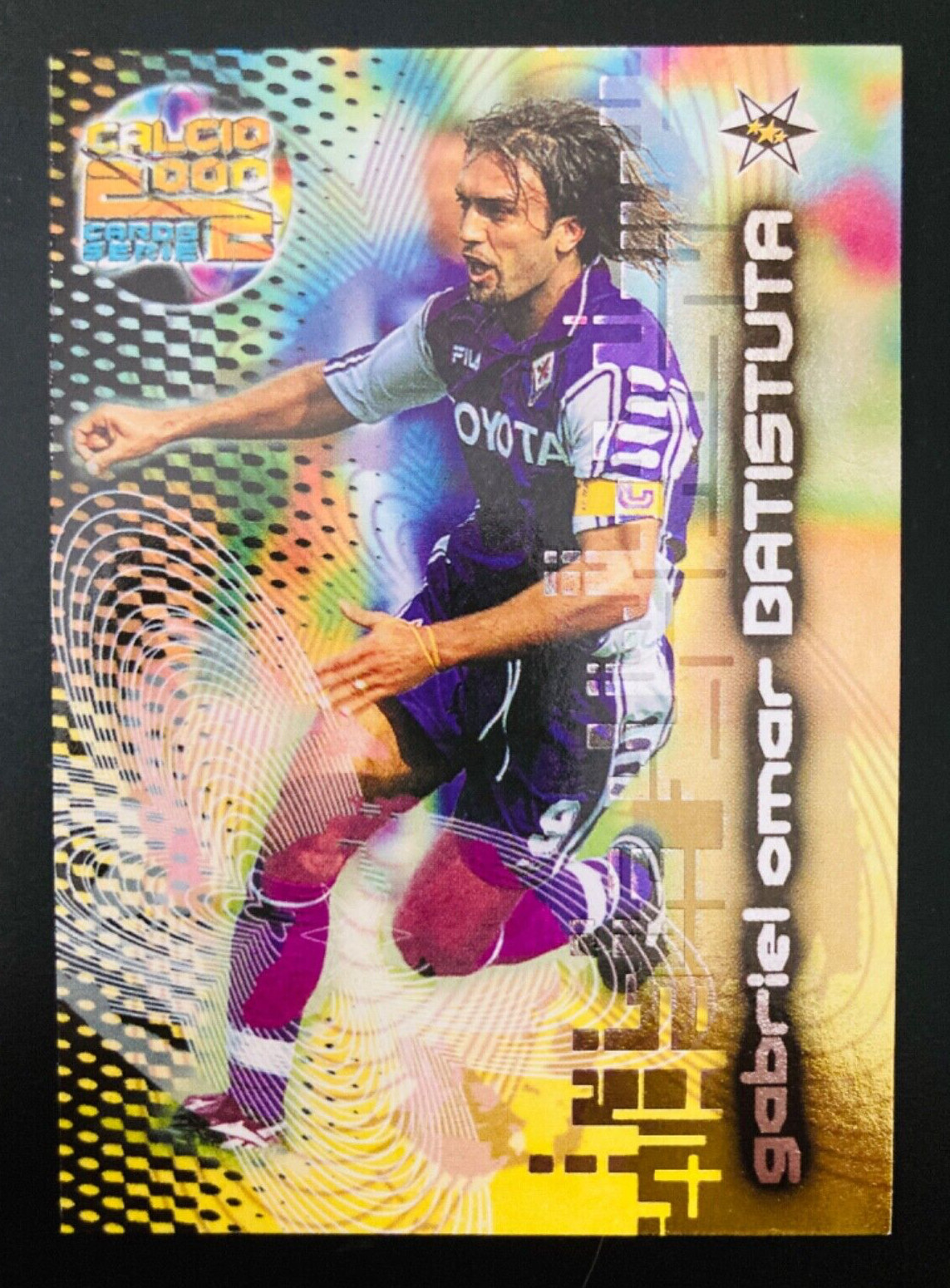 1999-00 Panini Calcio cards 2000 Serie 2 # 71 Gabriel Batistuta Fiorentina card