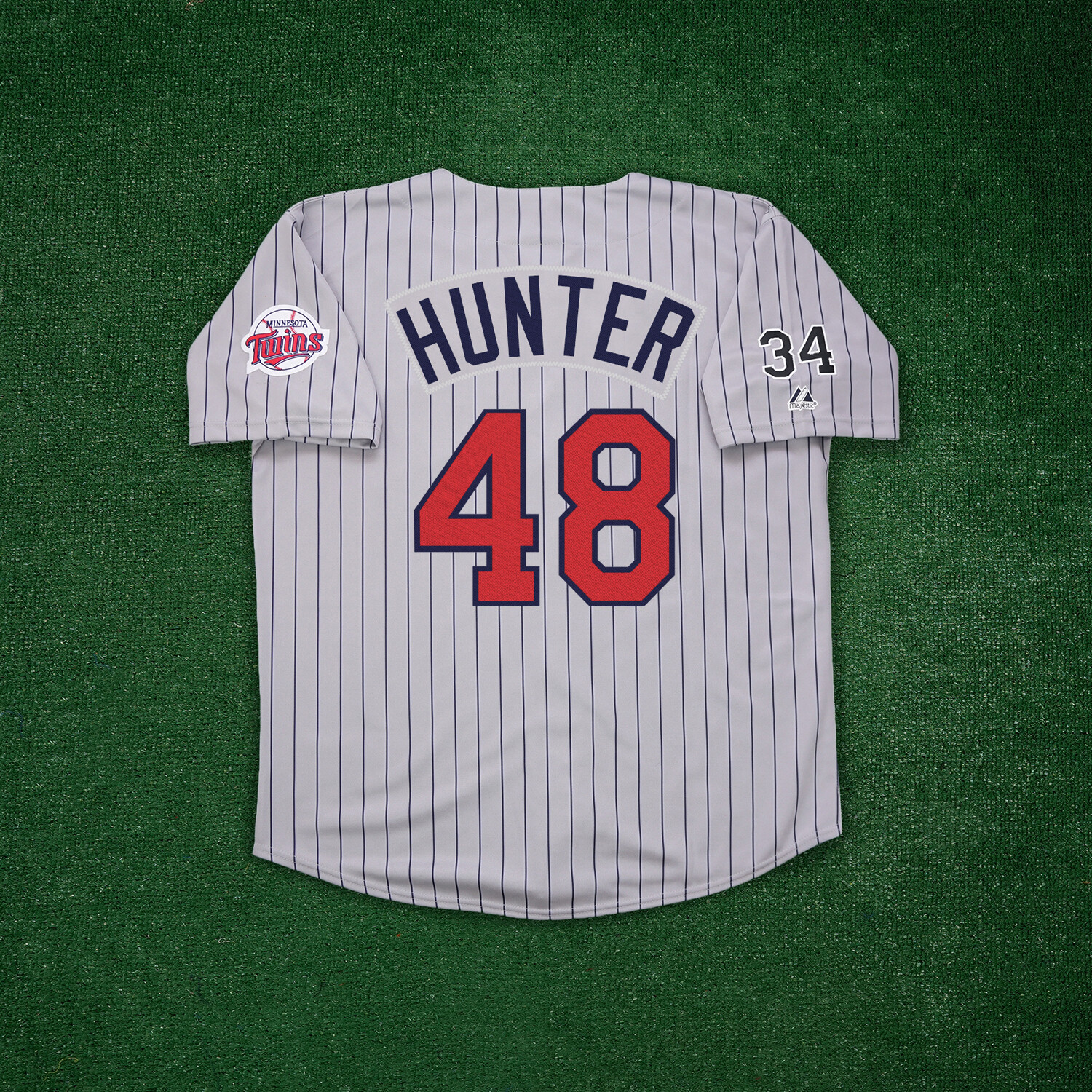Torii Hunter 2006 Minnesota Twins Cooperstown Men’s Grey Road Jersey