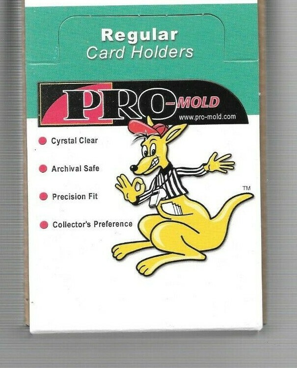 10 PRO-MOLD ONE SCREW SCREWDOWN REGULAR CARD HOLDERS 1 SCREW 20pt ARCHIVAL SAFE