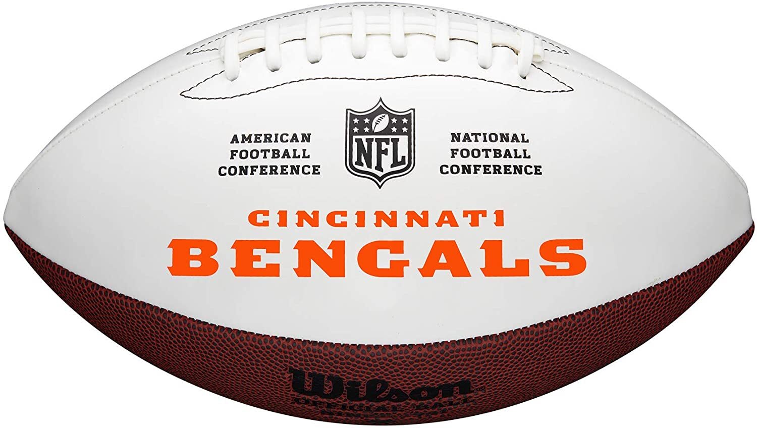 Cincinnati Bengals Full Size Official Autograph Signature Series White Football