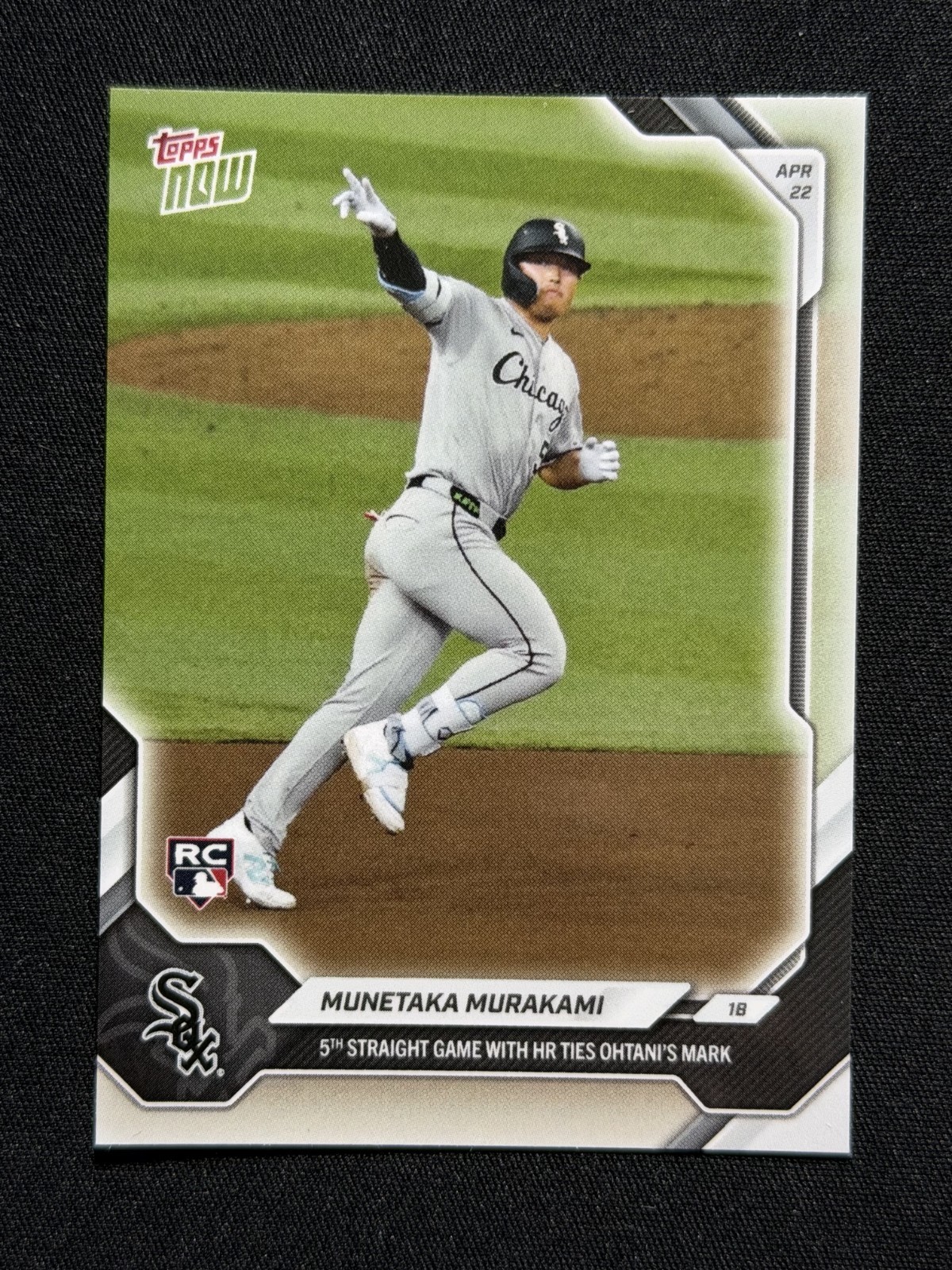 2026 Topps Now #110 • Munetaka Murakami RC • 5th Straight Game With HR White Sox