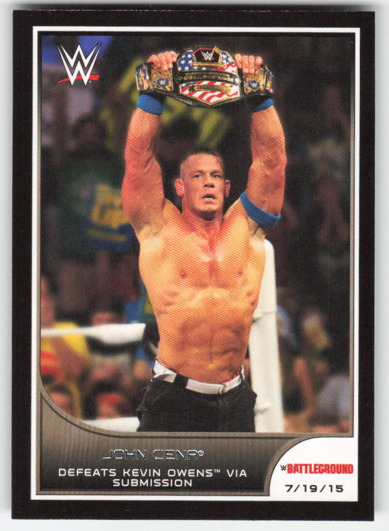 2016 Topps WWE Road to Wrestlemania John Cena #64