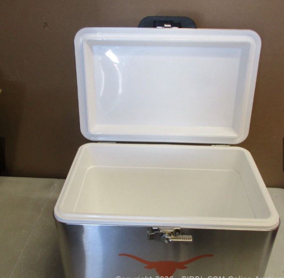 The Memory Company Licensed NCAA 29L Stainless Steel Cooler – Texas Longhorns!