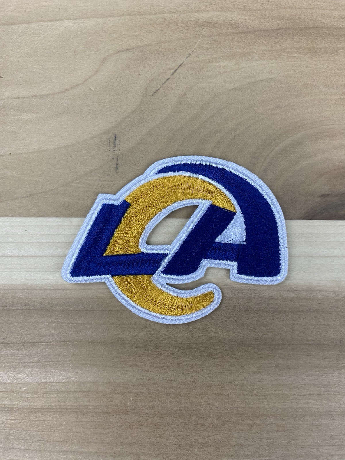 LOS ANGELES RAMS EMBROIDERED IRON ON PATCH 3”x2”