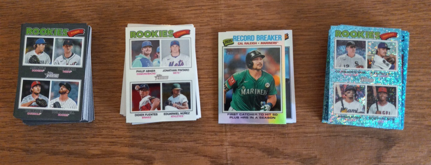 2026 Topps Heritage Baseball Card INSERT Singles – Create Own Lot
