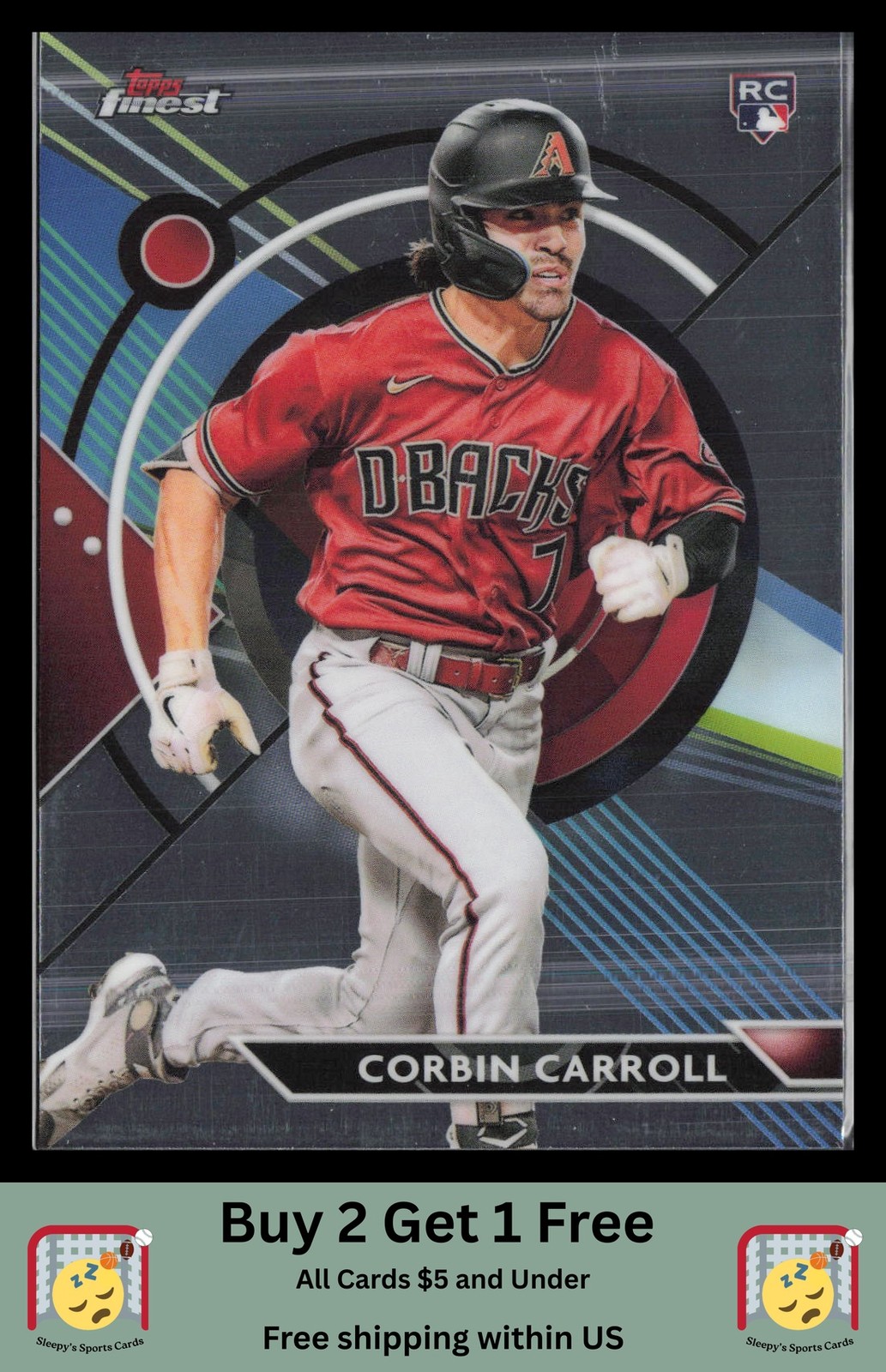 Corbin Carroll Rookie 2023 Finest #24