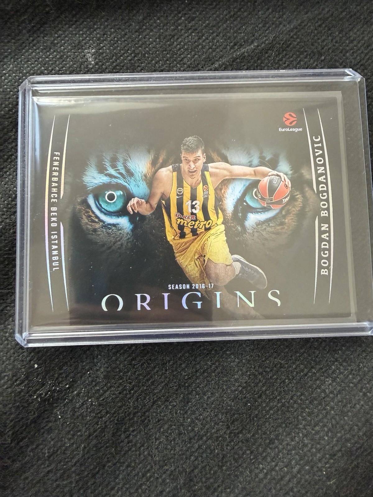 2025-26 Origins Euroleague Bogdan Bogdanovic White Tiger Eyes SSP Multi Case Hit