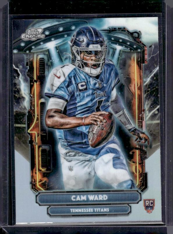 2025 Topps Chrome Cosmic #ET-1 Cam Ward Extraterrestrial Talent