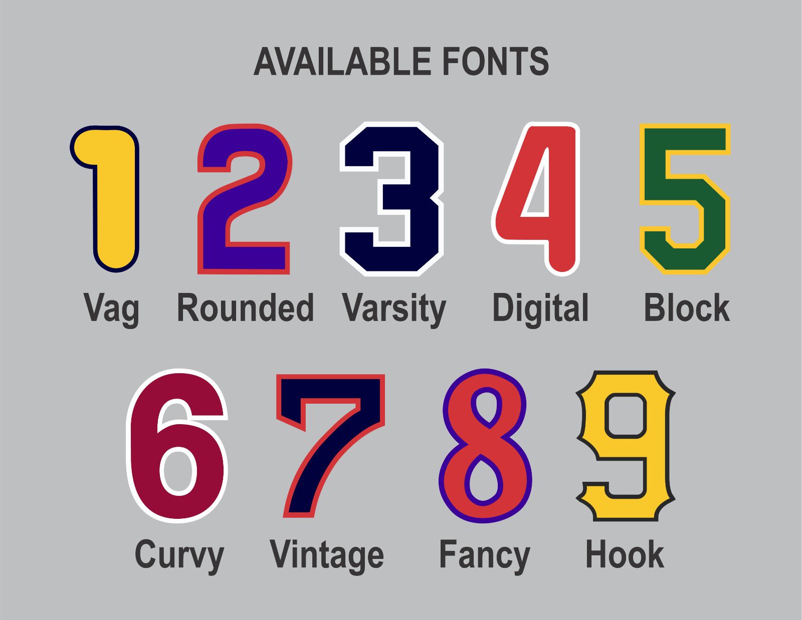 BLOCK Tackle Twill Authentic Jersey Numbers Like Cardinals Indians Mets Orioles