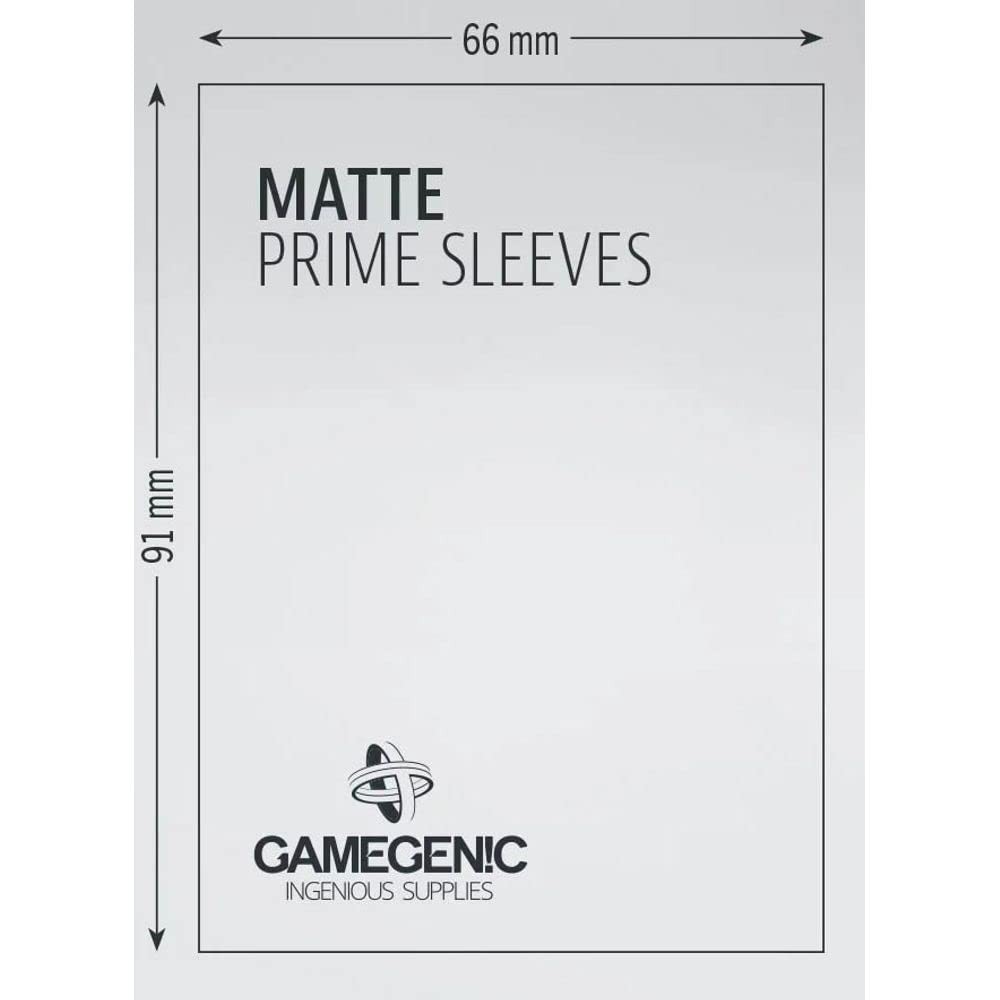 Matte Card Sleeves 100 Pack Standard Size 66x91mm for TCG and LCG Games