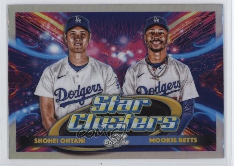 2025 Topps Cosmic Chrome Star Clusters Shohei Ohtani Mookie Betts #DSC-4 1b6v