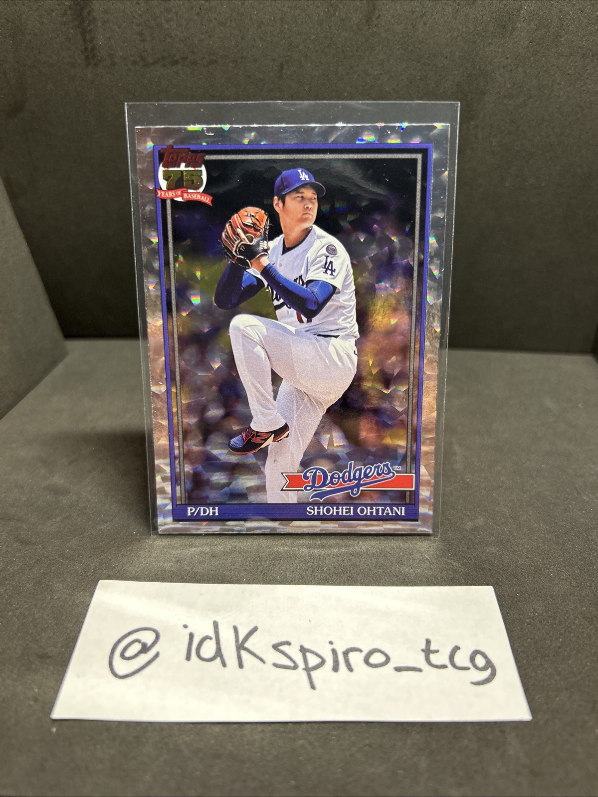 2026 Topps Series 1 Shohei Ohtani T91-100 Silver Foil Crackleboard
