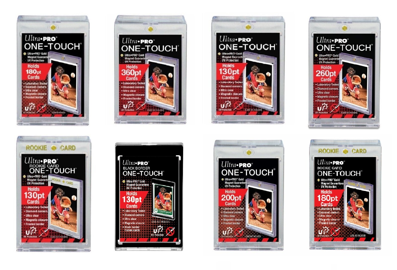 Ultra Pro Thick/Super Thick One Touch Card Holders 130pt 180pt 200pt 260pt 360pt