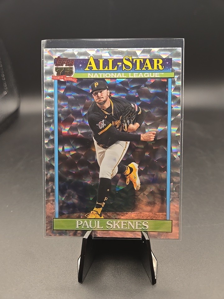 Paul Skenes 2026 Topps Series 2 1991 Topps All-Star #91AS-39 Crackle Foil
