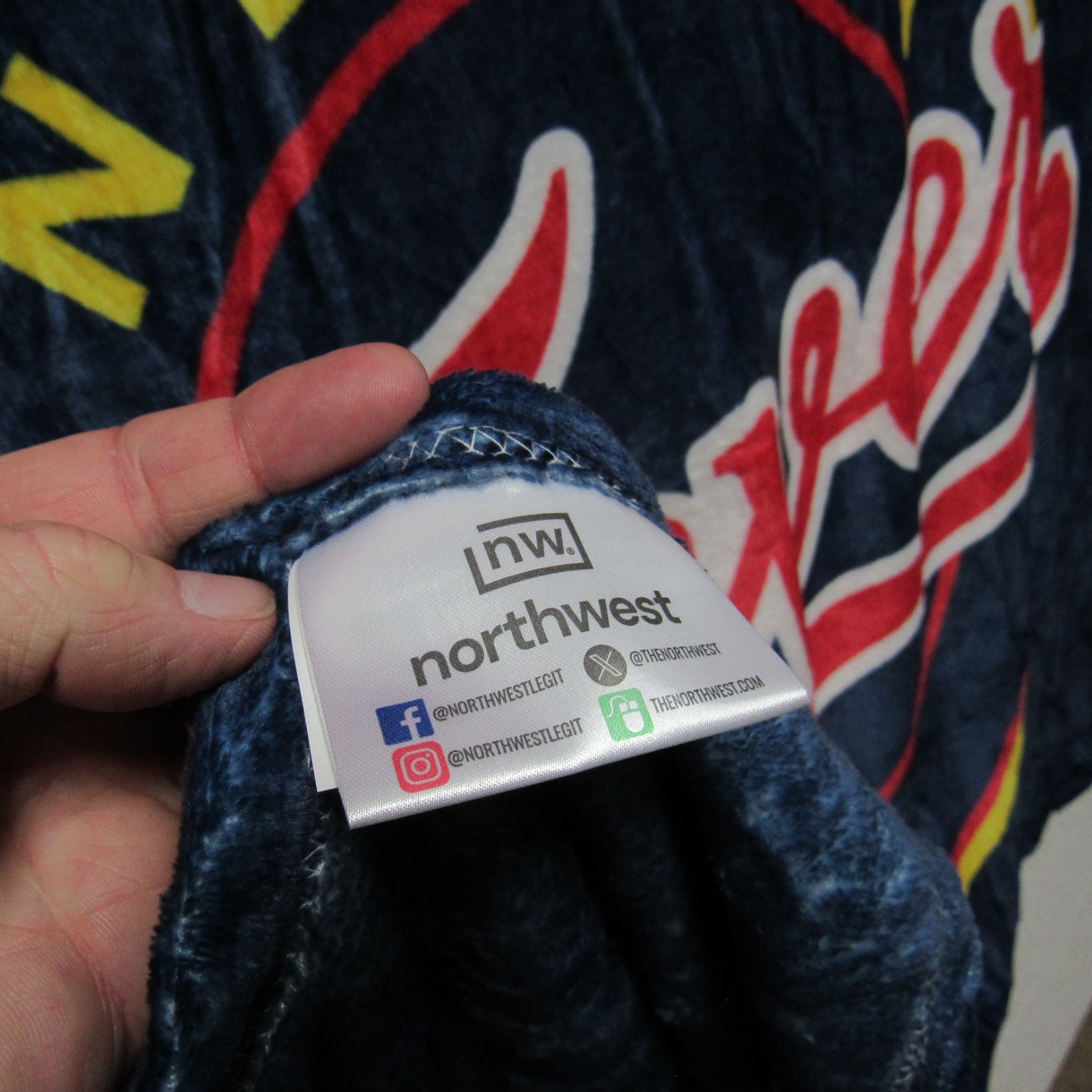 Indiana Fever Blanket Slik Touch Throw Collector WNBA Basketball