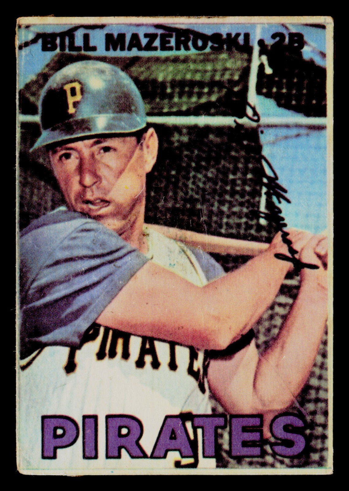 1967 Topps Venezuelan- Bill Mazeroski #313 HOF Pittsburgh Pirates