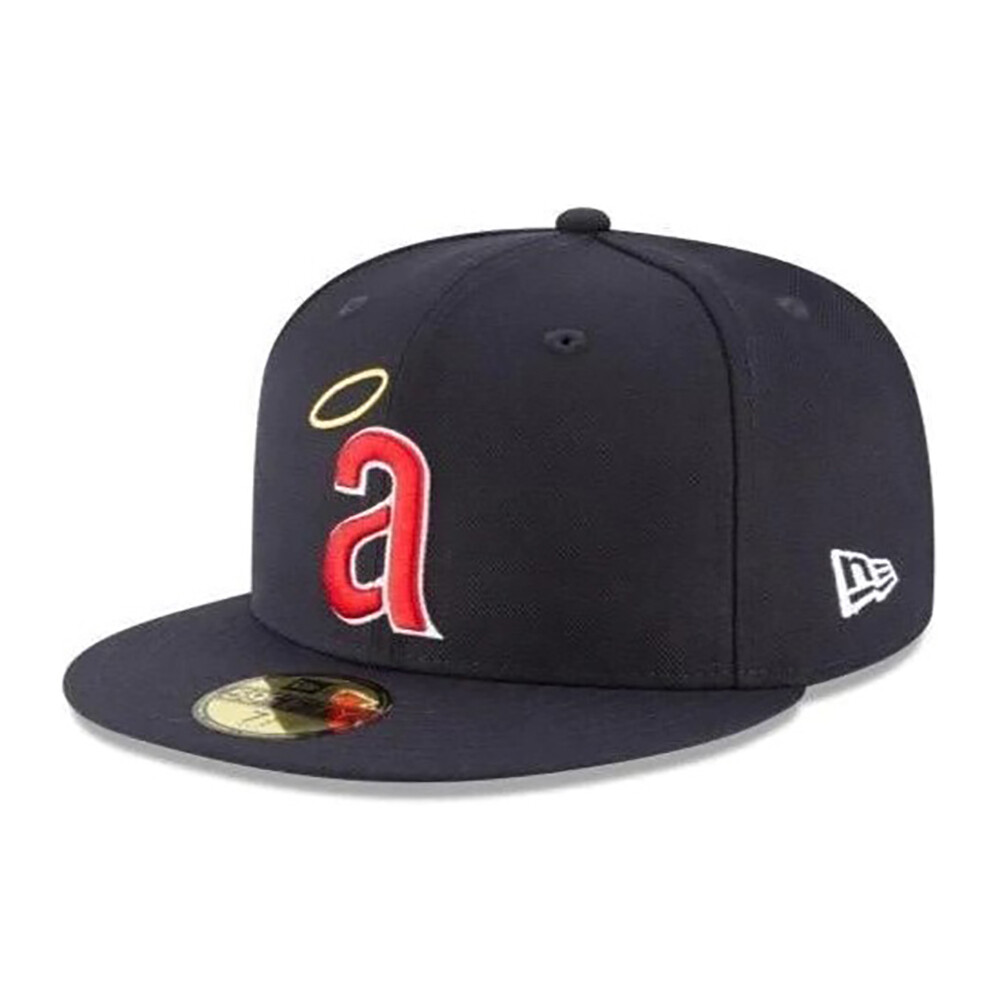 Los Angeles Anaheim Angels MLB Authentic New Era Cooperstown 59FIFTY Fitted Cap