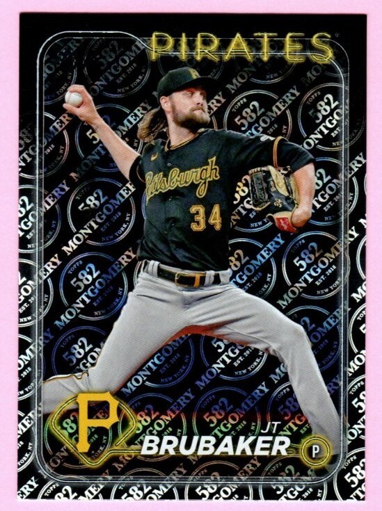 2024 Topps 582 Montgomery Club #635 JT Brubaker Pittsburgh Pirates