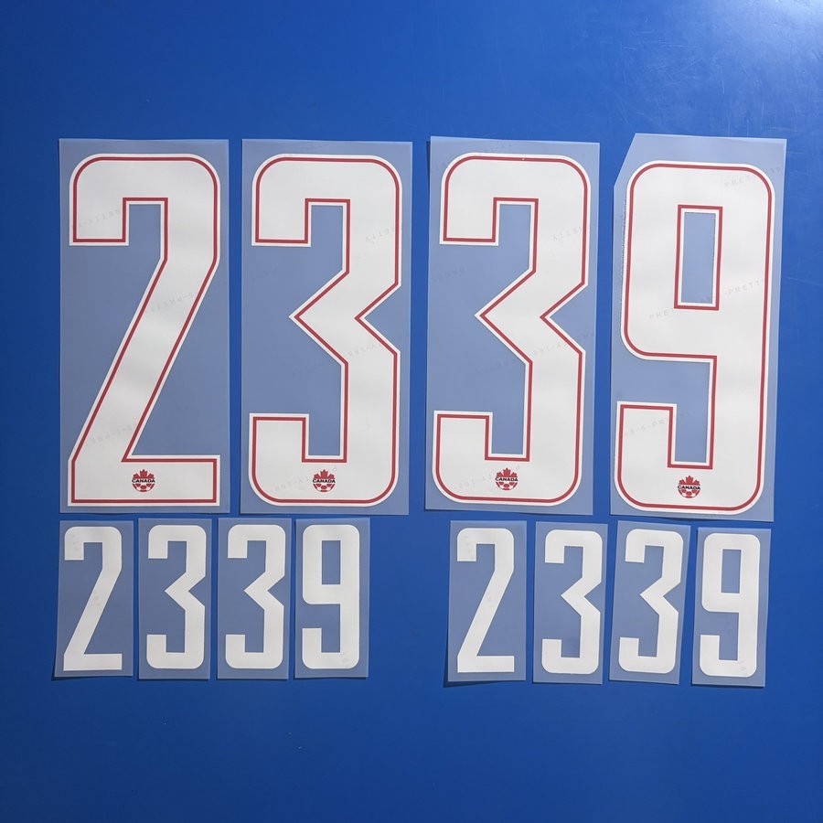 2026 Canada Any Name & Number Player Size Nameset ID Print Heat Press