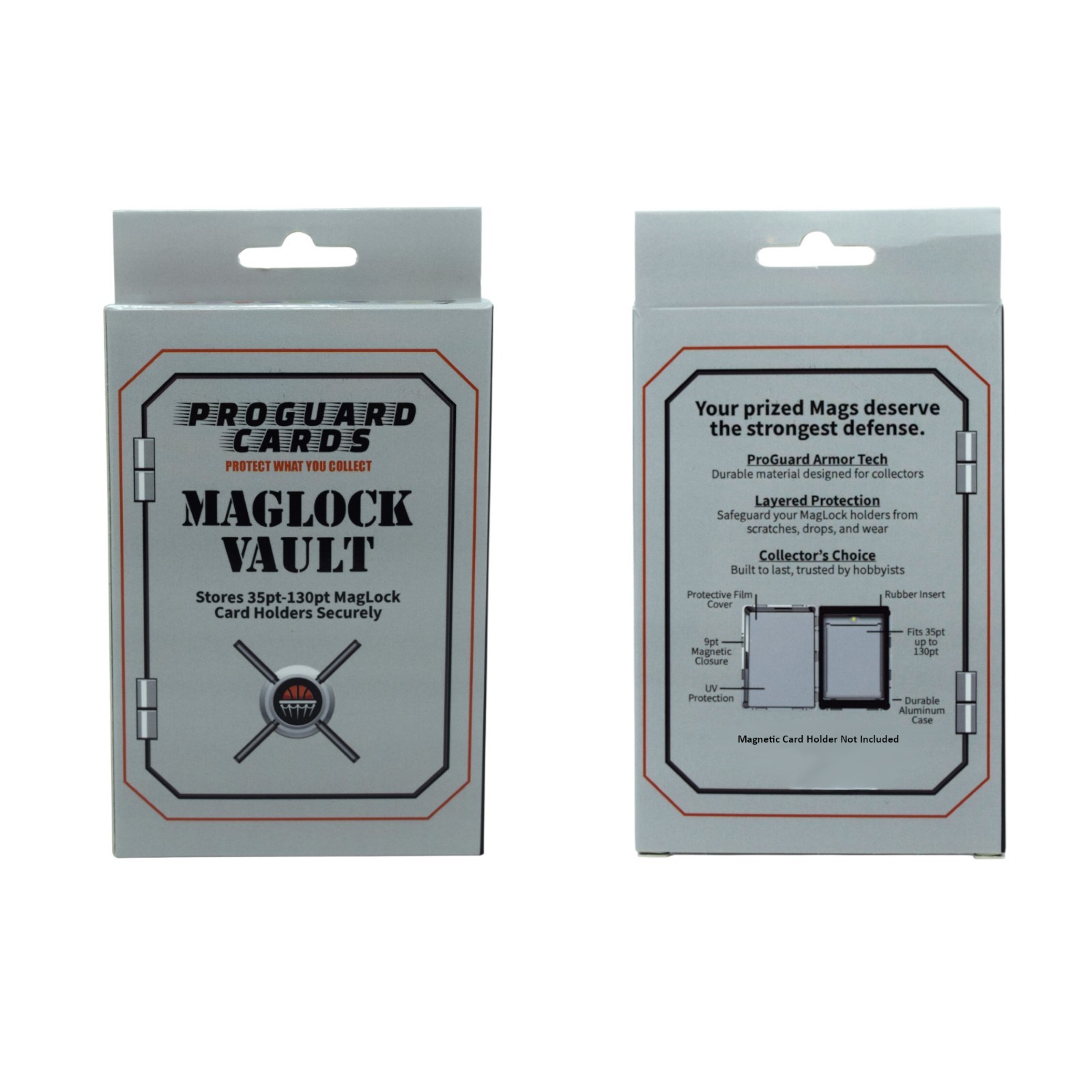MagLock Vault Outer Metal Case for 35pt – 130pt Magnetic card holders /One Touch
