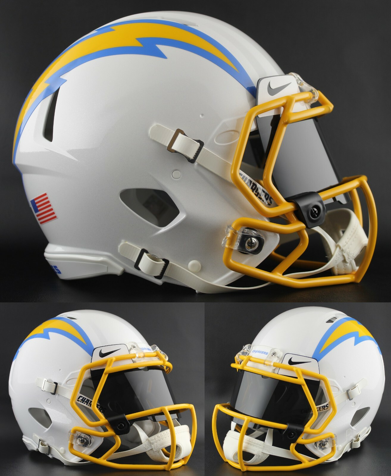 LOS ANGELES CHARGERS NFL Riddell SPEED Full Size Replica Football Helmet