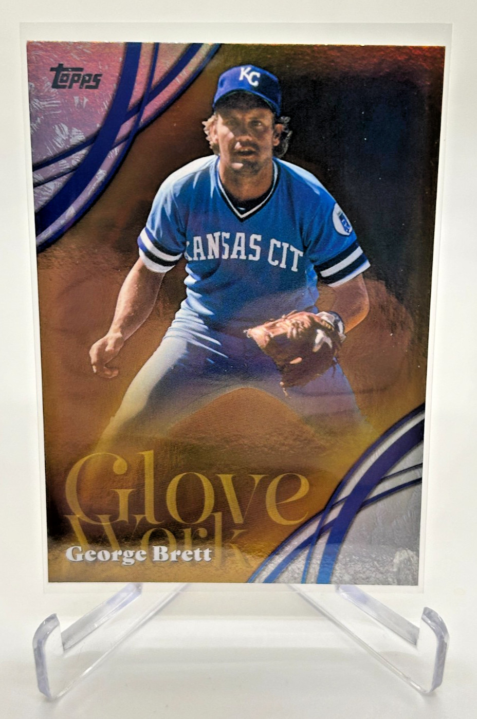 2026 Topps Series 2 George Brett Glove Work #GW-2 Kansas City Royals