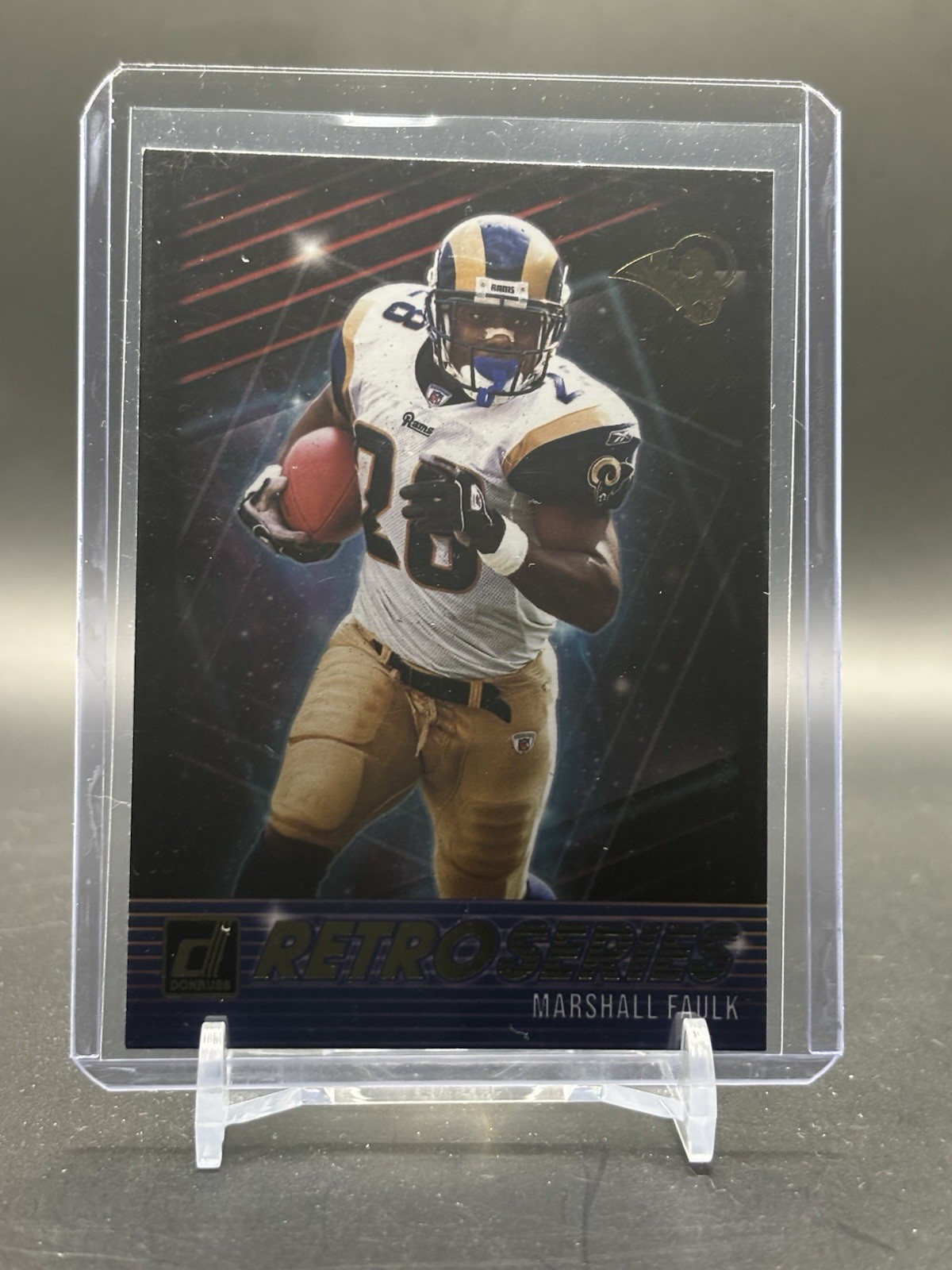 2021 Donruss #RS13 Marshall Faulk Retro Series