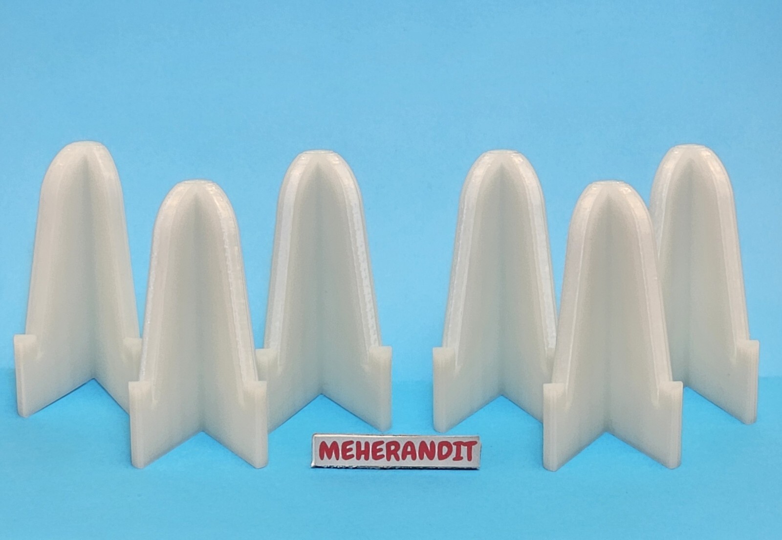 Top Loader Card Stand Holder Display 6 Pack GLOW IN THE DARK
