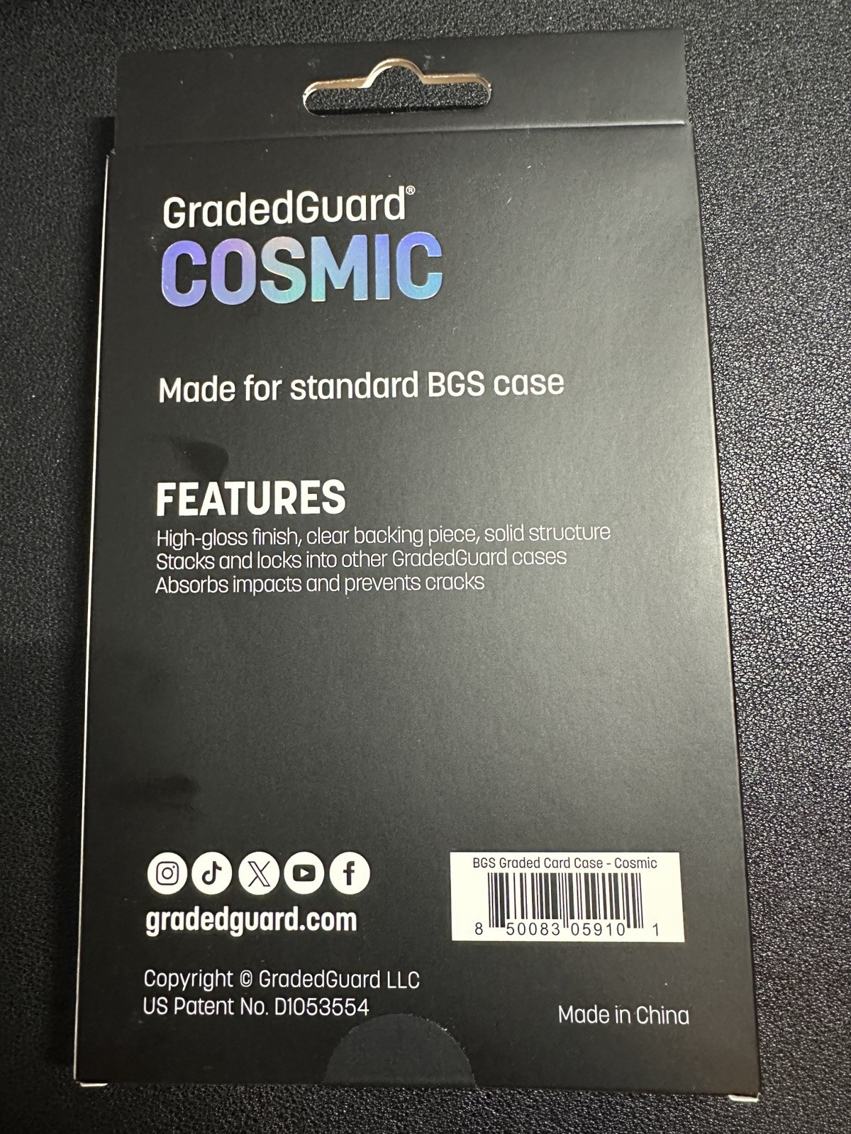 GradedGuard BGS Graded Card Case Guard Protector Cosmic /2000 Limited Edition