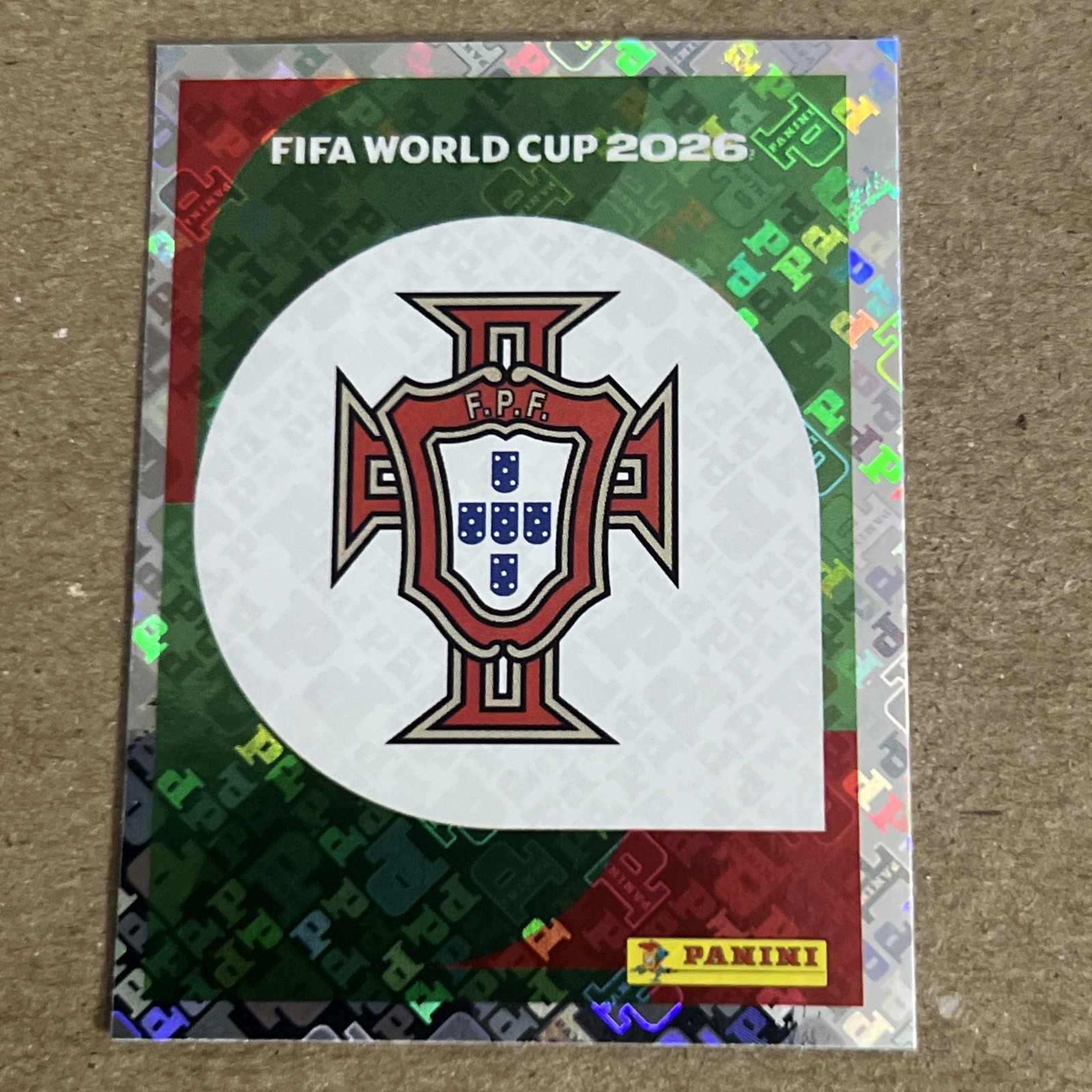 Panini Portugal FIFA World Cup 2026 Sticker POR 1 Club Badge/Logo