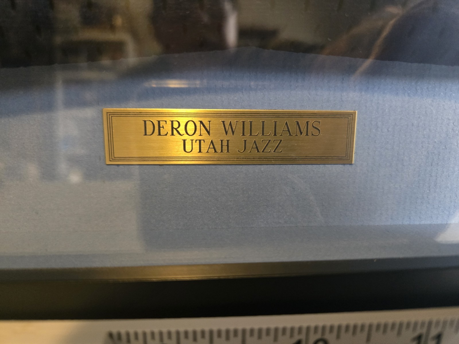 NBA Utah Jazz Deron Williams Professionally Framed Autogragh Jersey Number 8